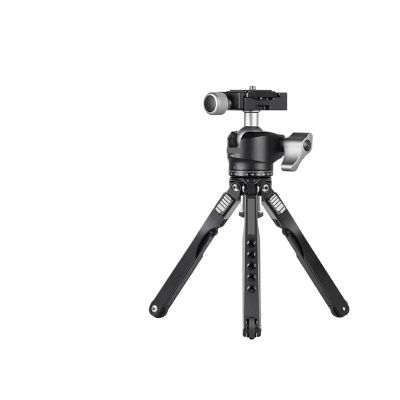 Tripod Stand, MT-03+LH-25 Multi-Function Desktop Tripod Mobile Live Streaming Stand Suitable for Video Recording, Street Photography