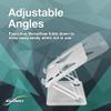 BoxWave Stand and Mount Compatible with OnePlus Pad 2 - Executive VersaView Stand, Ergonomic Adjustable Viewing Angle Metallic Riser - Metallic Silver view 4