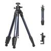Tripod Stand, Ombra II Travel Tripod with Uka Quick-Release 10KG Load Included Phone Clamp for Camera Smartphone Livestreaming Vlog(Brown) view 3