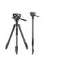 Tripod Stand, KX3939 Plus DSLR Camera Tripod with Fluid Head Quick Release Plate Compatible for Manfrotto Monopod(KX3939 Plus Kit) view 1