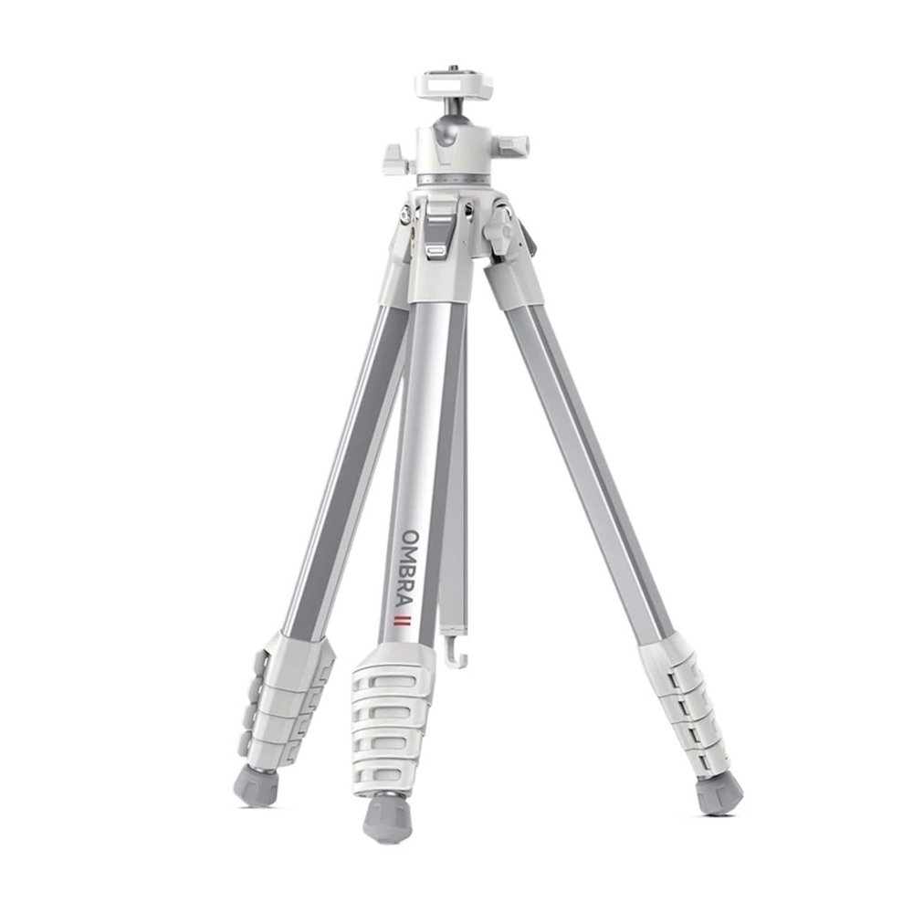 Tripod Stand, Ombra II Travel Tripod with Uka Quick-Release 10KG Load 360 Rotation Ballhead for Photography Camera Smartphone Outdoor(Brown)