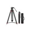Tripod Stand, 74" Video Tripod with Fluid Head Metal Camera with Smooth Friction Damping Compatible with Manfrotto 501 view 1