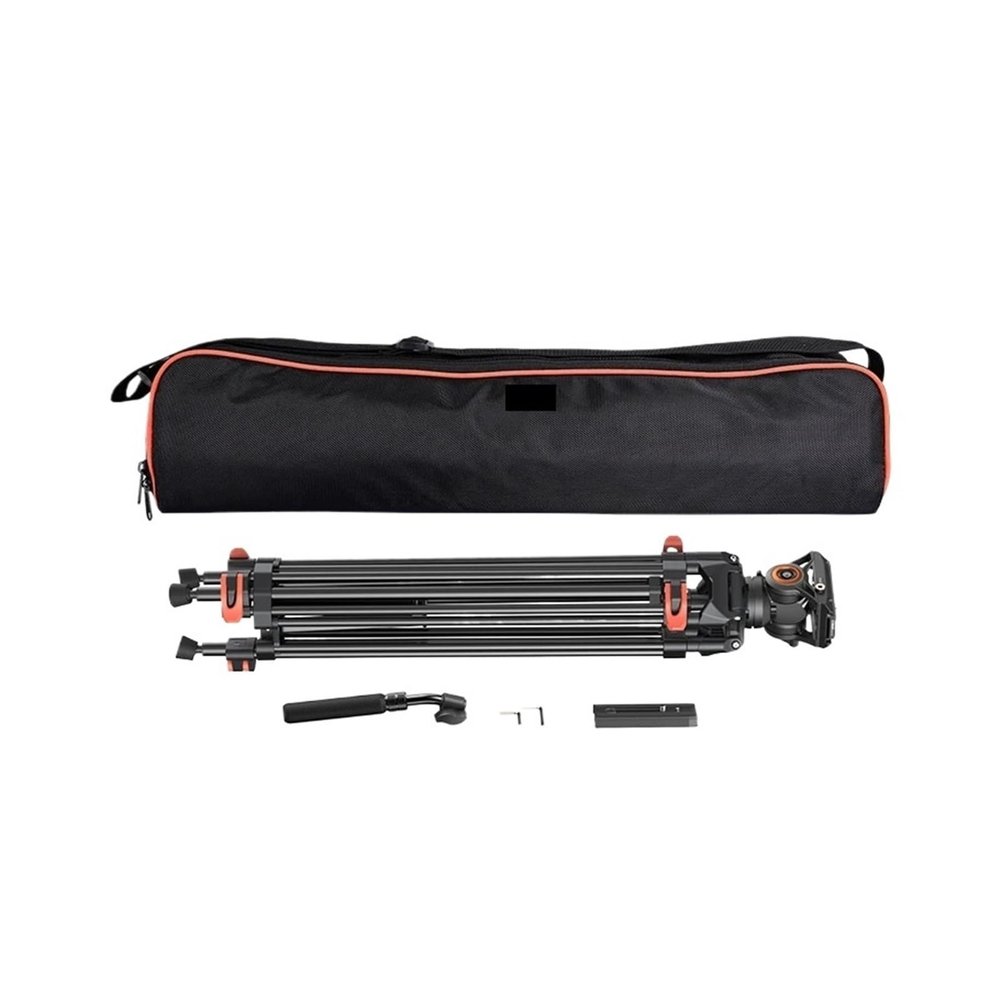 Tripod Stand, FF16LS Professional Heavy Duty Tripod 360 Fluid for Head for DSLR CameraCompatible for CanonNikon Camcorder Video Photography