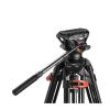 Tripod Stand, FF16LS Professional Heavy Duty Tripod 360 Fluid for Head for DSLR CameraCompatible for CanonNikon Camcorder Video Photography view 3