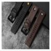 HuanJ Cowhide Watchband Compatible With Diesel DZ4323 DZ1657 DZ4318 DZ7312 DZ7257 Men Watch Strap Bracelet 24MM 26MM 28MM 30MM(BROWN,32mm) view 2