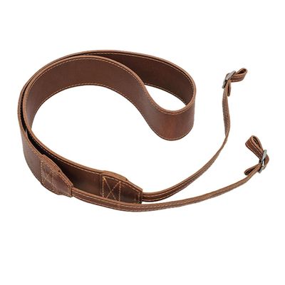 Homoyoyo Vintage Crazy Horse Leather Camera Shoulder Strap Strap for Women Men, Dual-sided Pu and Genuine Leather Safety Belt for Outdoor Travel Photography