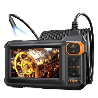 4.3 Inch Industrial Endoscope Camera HD1920P 16.5TF Single Lens Pipe Inspection Borescope for Car Sewer Inspection Camera Tool