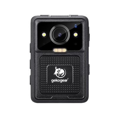 GekoGear Aegis 400 4K Ultra HD Body Camera with 140 Degree Wide Angle Lens 128GB Built-in Memory 10 Hour Recording GPS WiFi Night Vision IP67 Waterproof 2 Inch LCD