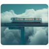 Grey Small Mouse Pad, High-Speed Rail Portable Gaming Desk Mat with Non-Slip Rubber Base, Ultra-Smooth Textured Computer Mousepad for Laptop Wireless Mouse Home Office Decor Gifts 13 x 11 in H-1883 view 1