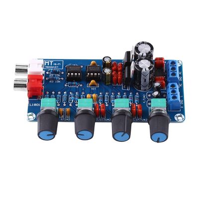 Cloimei HiFi OPAMP Amplifier NE5532 Preamplifier Board Professional Audio Tone Volume Control Module for Home Studio HiFi System DIY Projects 105mm x 54mm