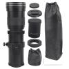 Nurnesy Camera Telephoto Lens Lens 420800mm F8.316 Manual Focusing Zoom Telephoto Telescope for EFS Mount Camera (Black) view 1