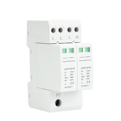 1pc GSP9 DP40 36mm SPD 20~40KA Surge Protector Protection Low-Voltage Arrester Device AC275V SPD 3P+N