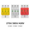 1pc AC 3P 3 Phase 20KA 40KA 60KA 275V 385V 420V House Surge Protector Protective Low-Voltage Arrester Device(385V,20-40KA) view 2
