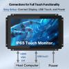 NORQIN 27 Inch Industrial Embedded IP65 Touchscreen Monitor - Open Frame,VESA Mount,10-Point Capacitive Touch,FHD 19201080 LCD Display,HDMI/VGA/DVI/USB Ports,for Vending Terminal Kiosk & HMI view 2