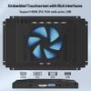 NORQIN 27 Inch Industrial Embedded IP65 Touchscreen Monitor - Open Frame,VESA Mount,10-Point Capacitive Touch,FHD 19201080 LCD Display,HDMI/VGA/DVI/USB Ports,for Vending Terminal Kiosk & HMI view 4