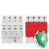 1pc AC 4P 275V 385V 420V 20KA 40KA 60KA House Surge Protector Protection Protective Low-Voltage Arrester(385V,20-40KA) view 2