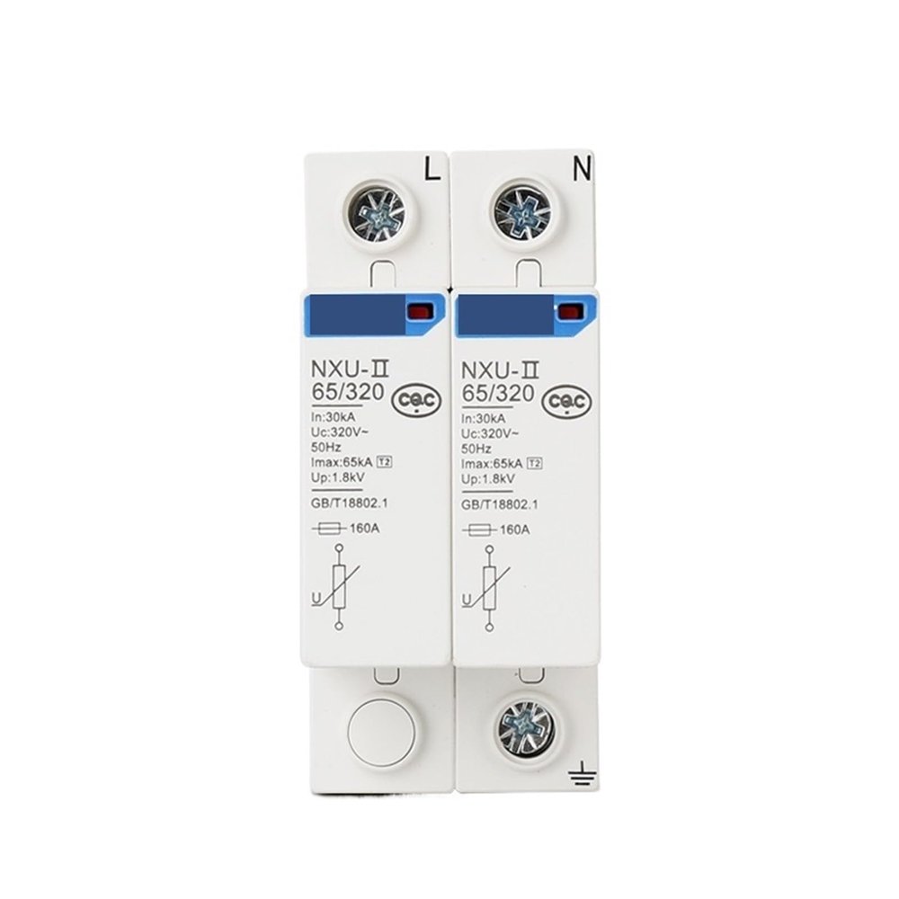 1pc Surge Protector Surge 40kA/440V Power Supply Protection Home Arrester 2P/3P/4P(NXU- G 65kA 320V 4P)