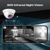 ZOSI 2-Pack Hybrid 4-in-1 Security Cameras - 2MP & 1080P Outdoor Indoor Surveillance System, TVI/CVI/AHD/CVBS Weatherproof CCTV Cameras with 80ft Night Vision. view 3