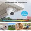 ZOSI 2-Pack Hybrid 4-in-1 Security Cameras - 2MP & 1080P Outdoor Indoor Surveillance System, TVI/CVI/AHD/CVBS Weatherproof CCTV Cameras with 80ft Night Vision. view 4