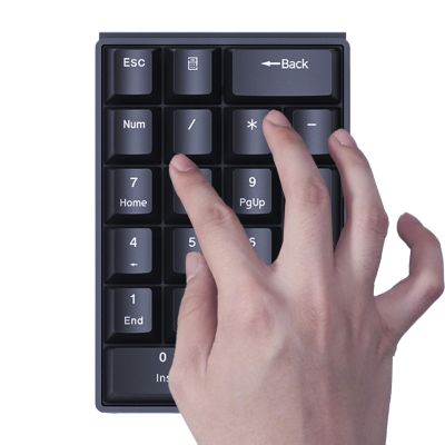 F20 Numeric Keypad  Wired Number Pad, Mini External Keyboard, Portable Input Device | Banking Finance Data Entry Tool, Compact Design for Laptop Desktop Office