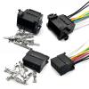 1 Set 10 pin Automotive Wire Connector Automotive Power Amplifier Male and Female Pl>UG*s 1-929505-4-1929504-4.(Red) view 3