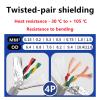 1pcs 5m 4-Core CNC Shielded Cable TRVVPS High Flexible Drag Chain Wire 26-17AWG(24 AWG 0.2MM) view 2
