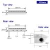 Aolidsive Air Blowing, 200mm Aluminum Alloy Industrial Blower with 1/4 Inch Threaded Interface, for Dust Water Removal and Conveyor Belt Cleaning view 2