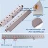 Aolidsive Air Blowing, 200mm Aluminum Alloy Industrial Blower with 1/4 Inch Threaded Interface, for Dust Water Removal and Conveyor Belt Cleaning view 3