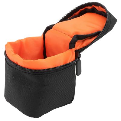 WOFASHPURET Small Lens Bag Portable Shockproof Camera Lens Pouch Photography Accessory with Belt Loop for Dslr and Mirrorless Cameras, Compact Storage Case for Travel and Outdoor Use