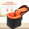 WOFASHPURET Small Lens Bag Portable Shockproof Camera Lens Pouch Photography Accessory with Belt Loop for Dslr and Mirrorless Cameras, Compact Storage Case for Travel and Outdoor Use view 3