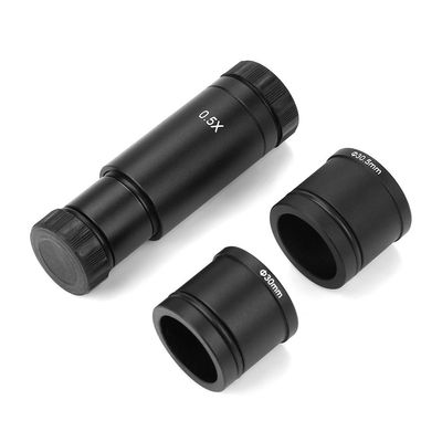 NOENNULL Microscope Adapter 0.5 CMount Lens Adapter Set 23.2mm/30mm/30.5mm Connectors for CCD Camera and Digital Eyepiece