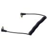 Professional Spring Loaded Flashing Syncing Cable Flexible PVC Wiring with Precise Molded PC Adapters Extended Coiled Wire Threaded Locking PC Flashing Syncing Cable view 1