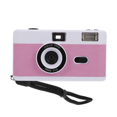 Reusable White 35mm Built-in with ABS Camera, Flash Film