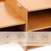 ARTIBETTER Computer Monitor Heightening Rack with Drawer, Desktop Office Desk Stand Organizer for Storage and Monitor Riser, Space-saving Computer Shelf for Workstation in Light Wood Finish view 3