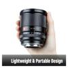 Lens, AF 13mm F1.4 Compatible for Sony E Nikon Z Fuji X Mount Camera Lens Large Aperture Auto Focus Ultra Wide Angle APS-C Vlog,for Camera(Z) view 3