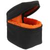 Housoutil Camera Lens Bag with Zipper Portable Protective Padded Pouch Shockproof Lens Storage Case for Dslr and Mirrorless Cameras Travel Use view 1