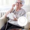 DOITOOL Flat 2-core Landline Cable Rj11 Telephone Cord 2m White Telephone Accessory for Home and Office Landline Use view 3
