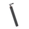 KIMISS Selfie Stick Tripod Extendable Aluminum Alloy Stand for Action Camera 54 Inch Adjustable Portable Travel Photography Vlogging Black view 2