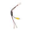 10X 4 Pin Car Reverse Camera Retention Wiring Harness Cable Plug Adapter Connector Compatible with Toyota view 4