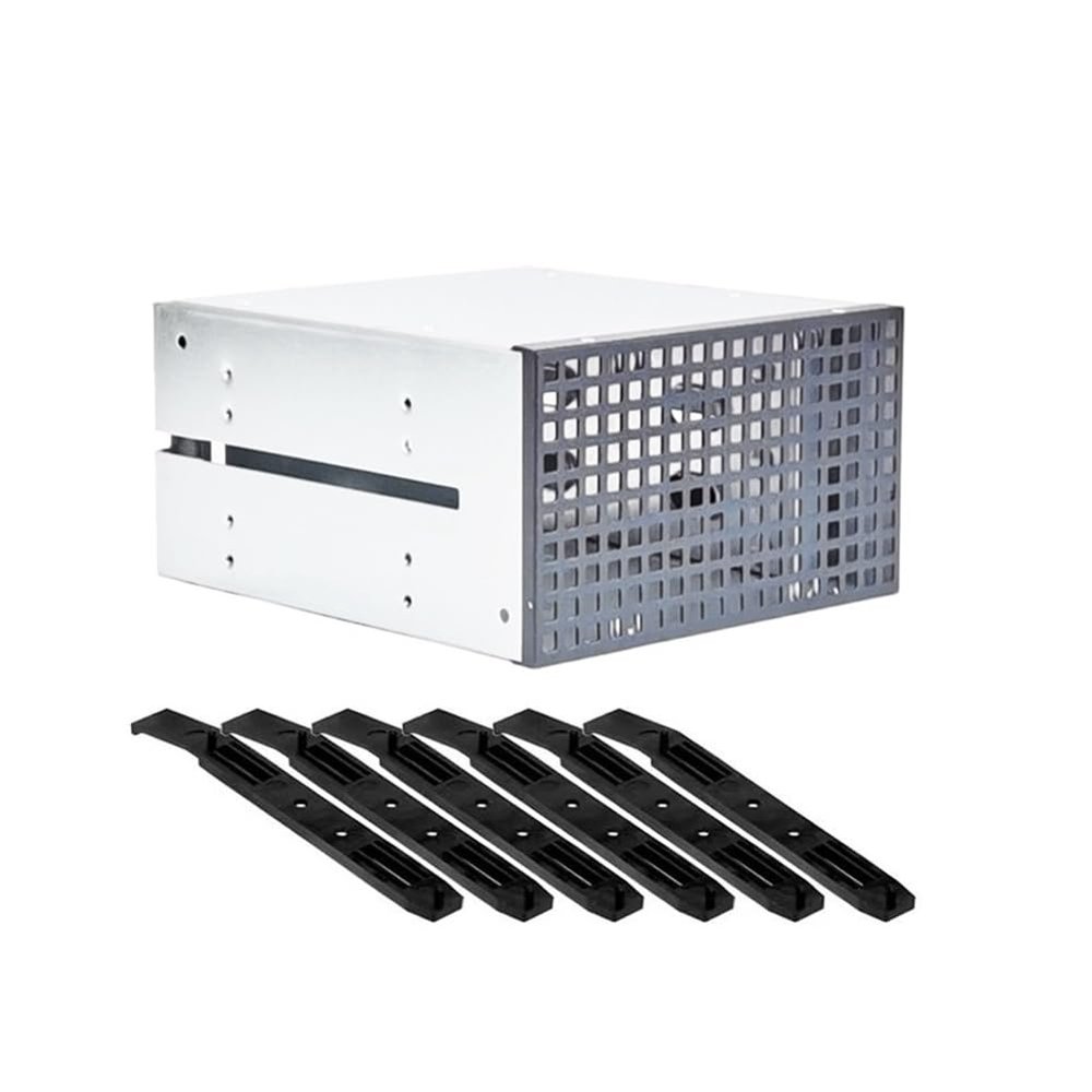 Aboiled 3-Bay Hard Drive Cage Rack - Expand Your Storage with 3x3.5 Inch Hard Drives 2xOptical Drive Space, Easy to Install