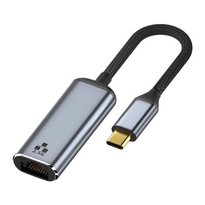 2500Mbps 2.5G USpB C Ethernet Adaptier 2.5 Gigabit Type C to LAN RJ45 Network Card for MaicBook Lpaid Pro USpB 3.0 Ethernet Adaptier New 2026 High for Reliable Electronic Component