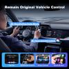 2026 New Wireless CarPlay Adapter Support Netflix/YouTube/TF, 5-in-1 Android Auto & Carplay Adapter with USB-A and USB-C Cables,Convert Wired to Wireless Apple Dongle, Video Box Car Play for iOS 10+ view 4