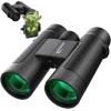 15x42 Binoculars for Adults High Powered - Aurosports HD Lightweight Bird Watching Binocular with Phone Adapter, BAK4 Prism & Carrying Bag view 1