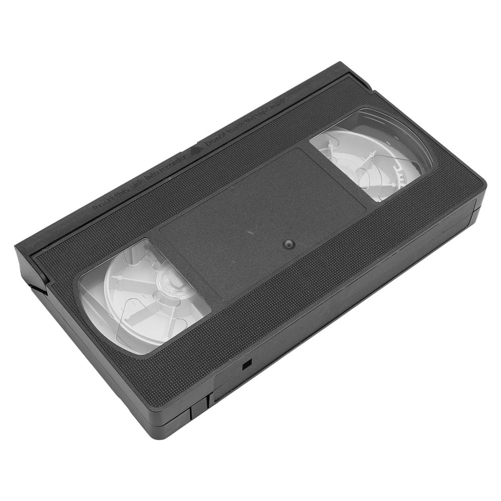 Decumeby VCR VHS Head Cleaner, Reusable Video Player Head Cleaning Tool, No Fluid Required VCR Cleaner with Dry Technology for Players