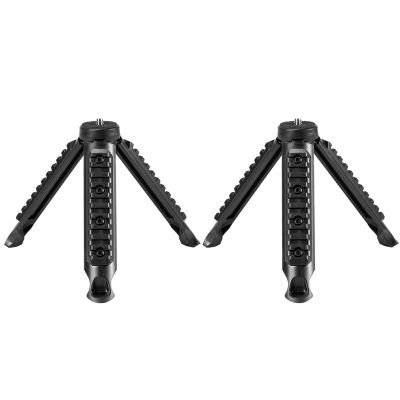 Psdndeww 2pcs Outdoor Camp Stand Pocket Keychain Flashlight Tripod LED Light Holder for Outdoor Camping Hiking Portable Keys Light Stand Lightweight and Portable Tripod