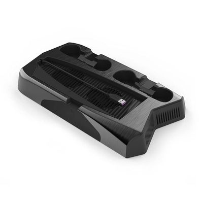 Charging Station Dock with Controller Charger Ports & Retractable Game Discs(16x) Storage Rack for DE/UHD Disk Storage Case