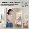 SHAHRYAR 27"/32" Portable Touch-Screen-Monitor | 1080p/4k Portable TV on Wheels | Android Os | 360 Swivel Rotation | Remote Control | 60hz Refresh Rate | Wireless Casting 27"-1080p view 3