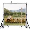 5x5ft Wedding Photography Valentines Day Background Backdrop Outdoor Event Decoration for Baby Shower Bridal Party Banner Photo Booth Props view 3