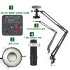 1-130X C-Mounted Microscope Camera - 55/48MP 4K HDMI USB LED for Image Acquisition(Square 5x5x1mm,EU) view 2