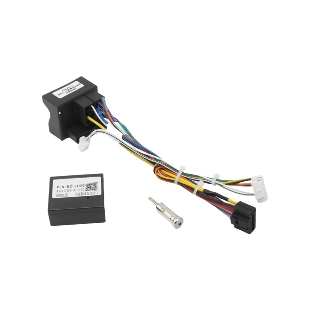 16 Pin to Wiring Harness, Decoder, Compatible with Ford Mondeo 07-13 Automotive Cable for Android Radio